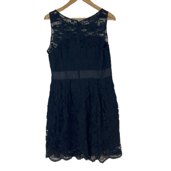BB Dakota Lace Black Dress Size 12 - Picture 4 of 10